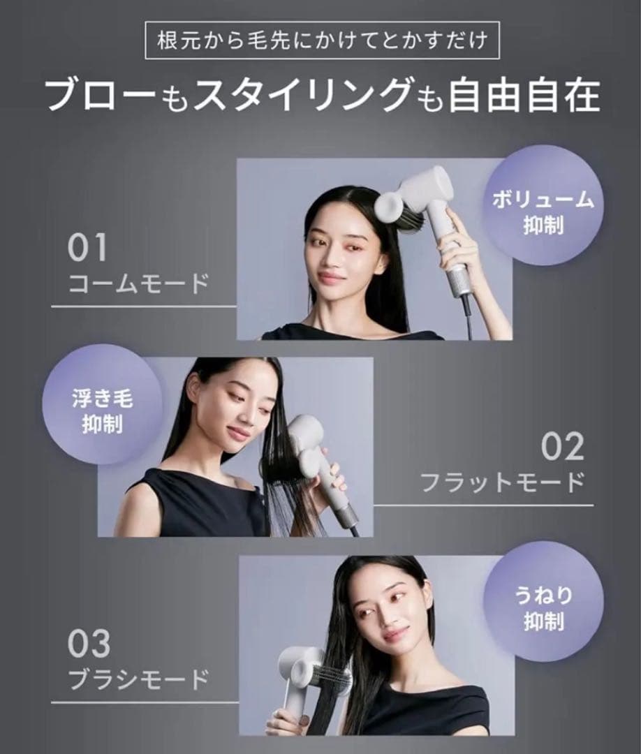 【新品・未使用・即日発送】 サロニア スムースシャインスマートドライヤー