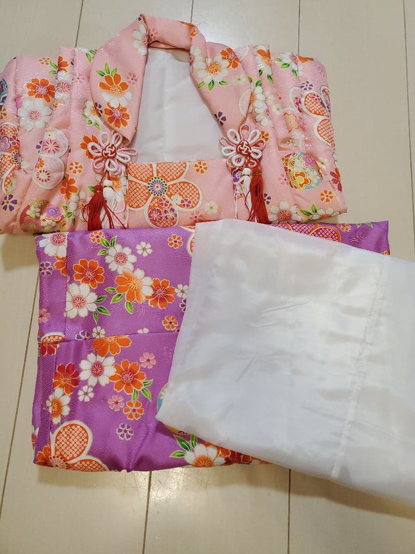 しちごさん　3歳　着物　被布　セット