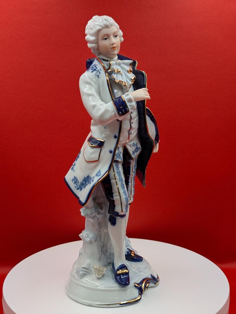 18世紀 磁器人形 Demai ORIGINAL ヨーロッパ貴族 高さ35cm