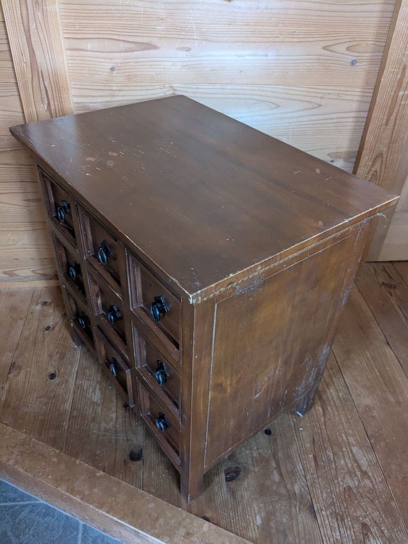 昭和レトロ 薬箱 箪笥 小引き出し 収納キャビネット インテリア アンティーク