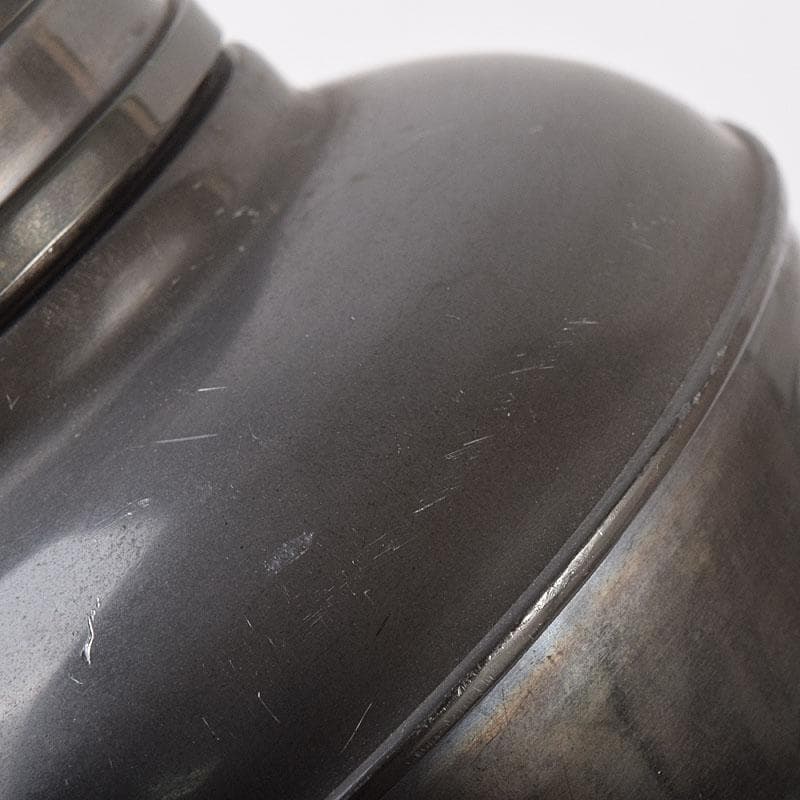 煎茶道具　錫製　茶壷　茶心壷　約718g　F　R8746