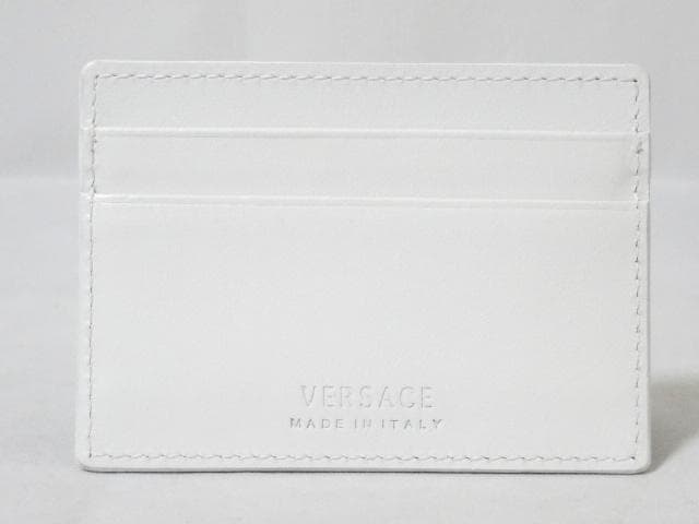 ヴェルサーチ VERSACE カードケース 名刺入れ ホワイト 【未使用】