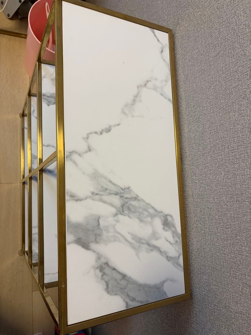 Francfranc フランフラン レーヌ シェルフ 棚 2s 4段　大理石調