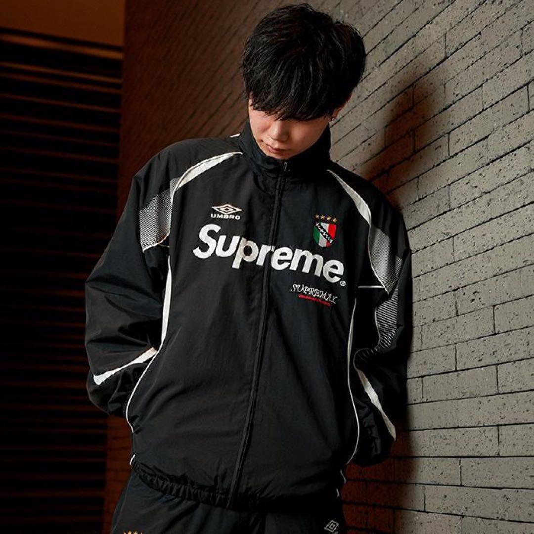 supreme×umbro 22SS blackTrackJacket