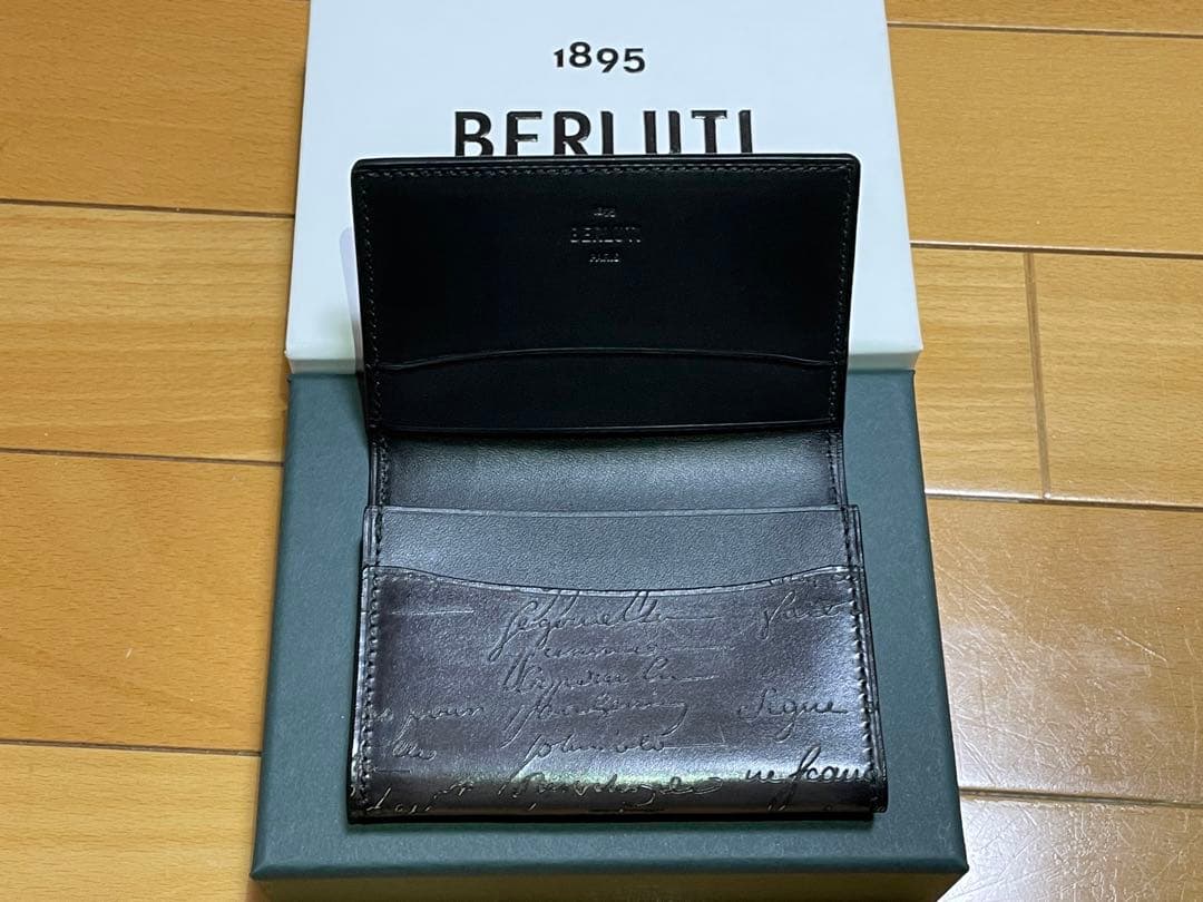 【新品・未使用・美品】ベルルッティ インブイア カリグラフィ カードホル