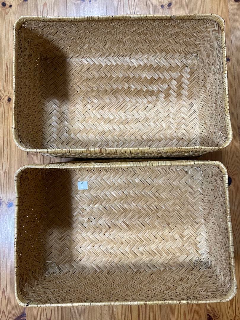 柳行李 こうり 行李 ビンテージ衣装入　エコメルカリ便の承認お願い致します