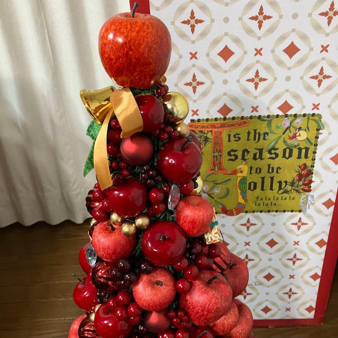 Afternoon Tea アップル クリスマスツリー XL LEDライト付き