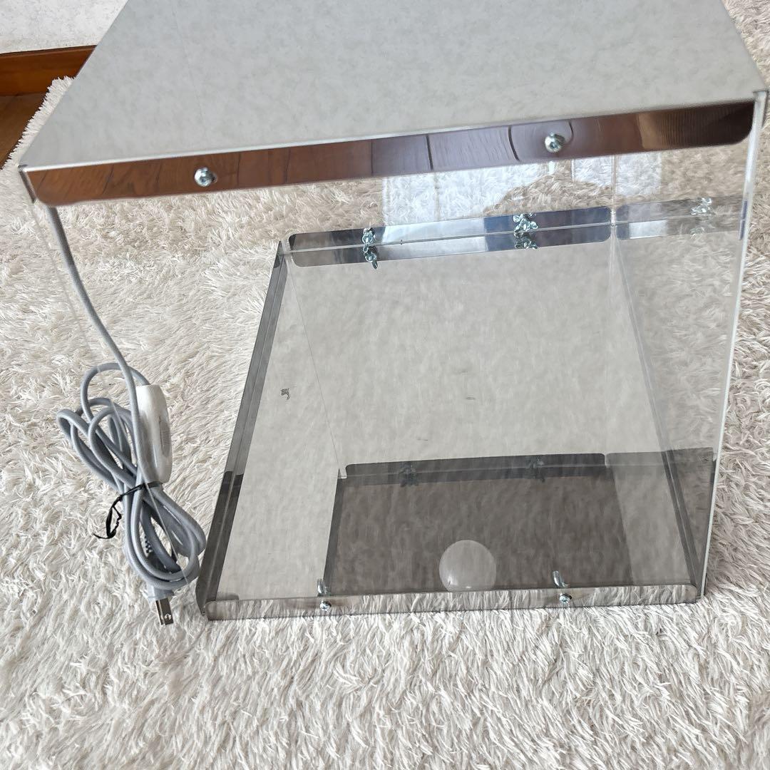 未使用】LED 照明 アクリル製 食品 ショーケース イベント 催事 模擬店