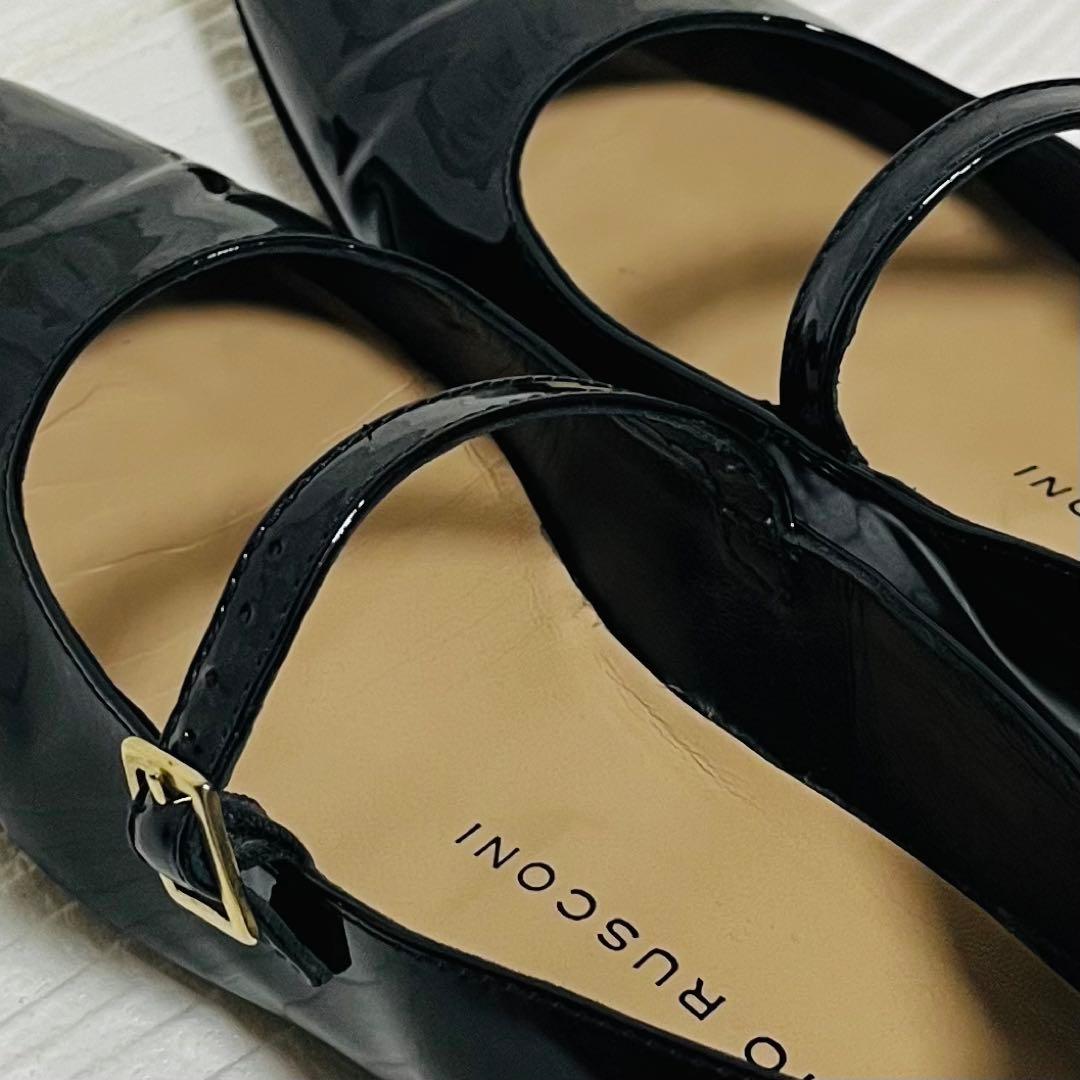 FABIO RUSCONI IENA メリージェーン　エナメルパンプス36