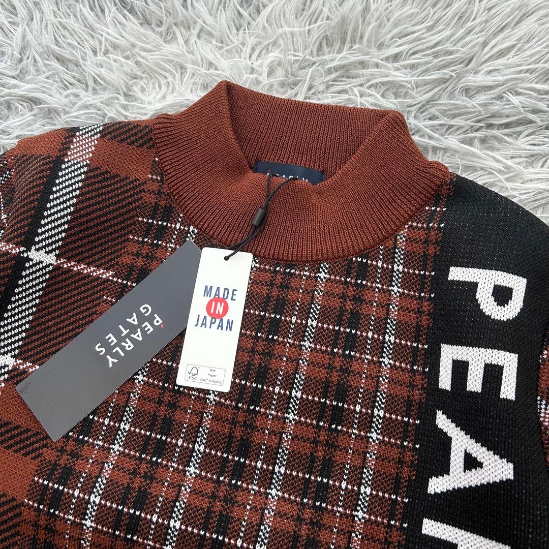 新品　パーリーゲイツ　セットアップ　モックネック　ニット　セーター　スカート　1