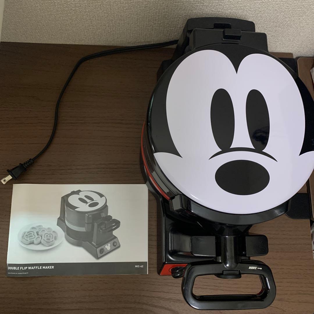 ディズニー ミッキーマウス ダブルフリップワッフルメーカー