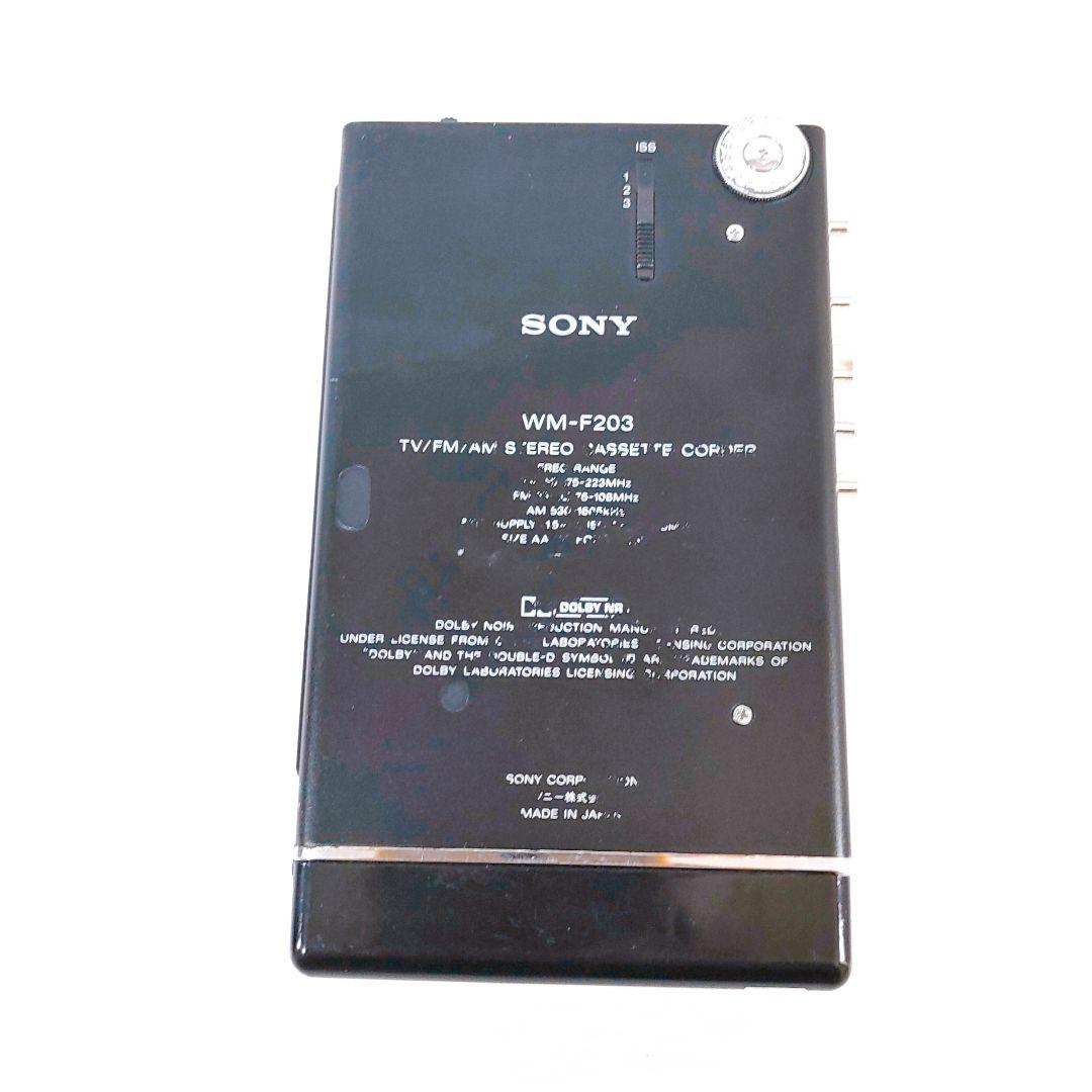 SONY WM-F203 ウォークマン カセットプレーヤー取説付き【ジャンク】