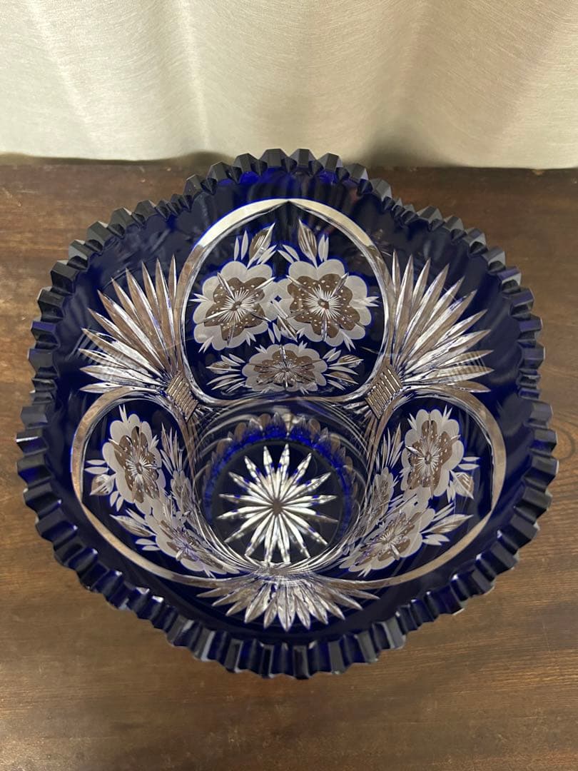 ドレスデン　クリスタル　花瓶　花入