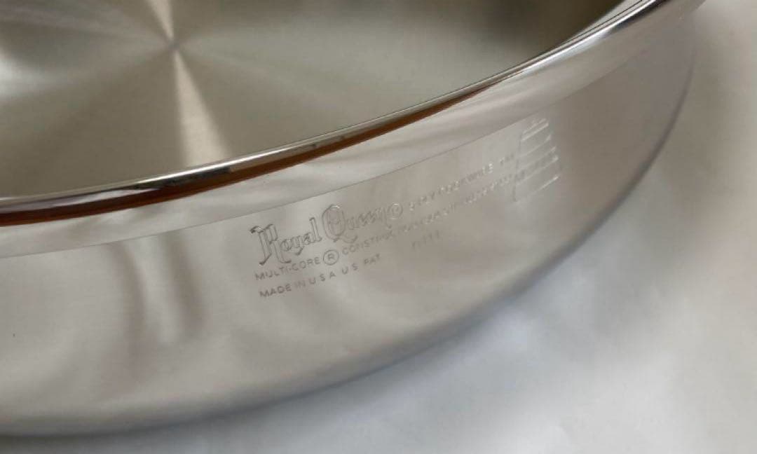 ロイヤルクイーン　大　フライパン(未使用品) 蓋(使用品)