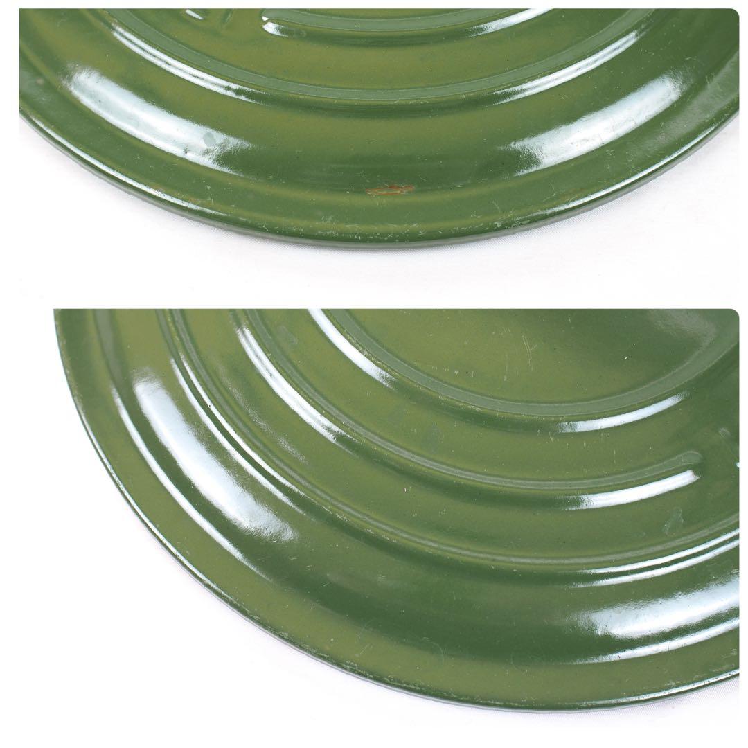 ル・クルーゼ ココットロンド モスグリーン24cm ホーロー 両手鍋