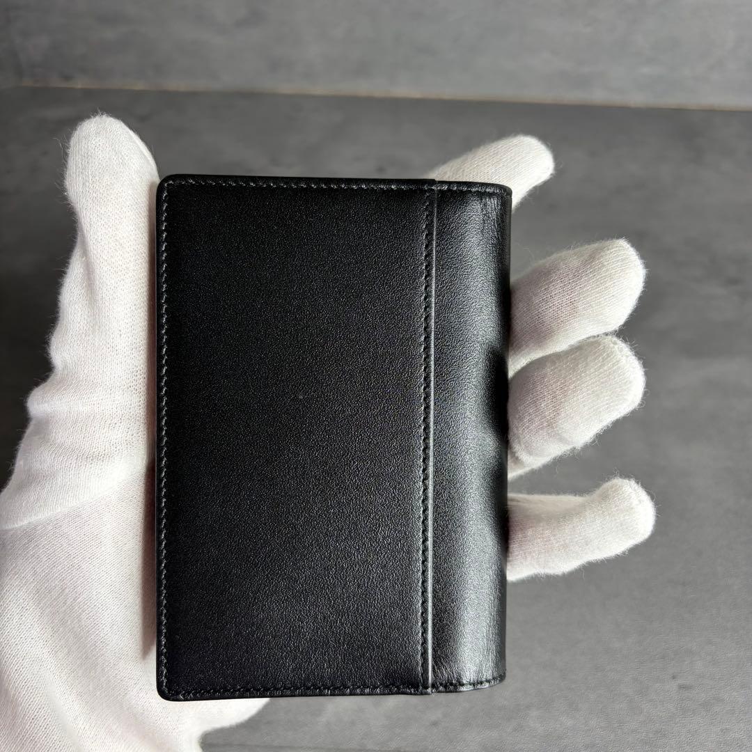 【未使用級】MONTBLANC モンブラン 本革 マチ付き 名刺入れ 限定品 黒