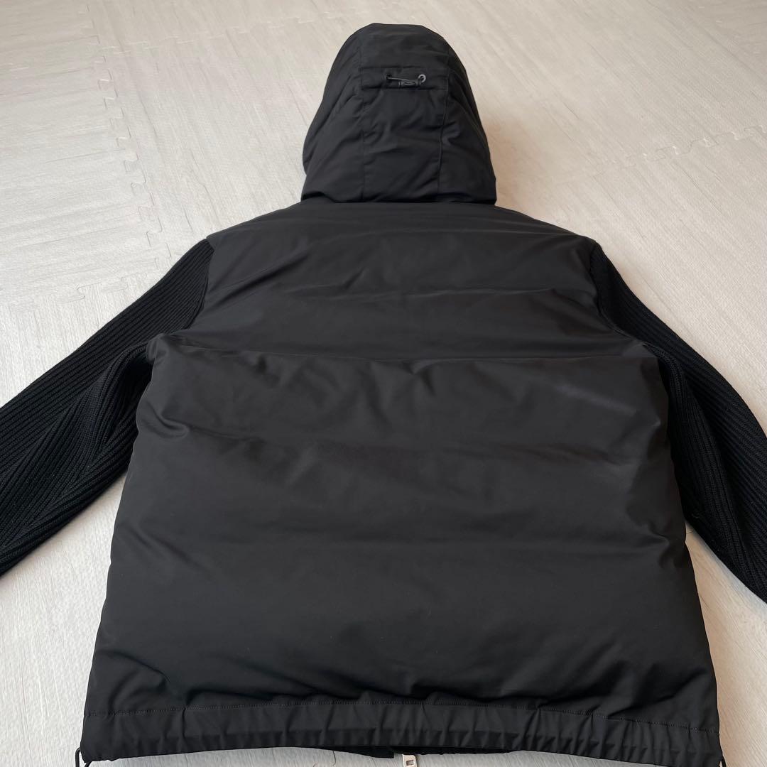 【極美品】セオリー　ダウンジャケット　ハイブリッドダウン　アウター　黒　メンズ