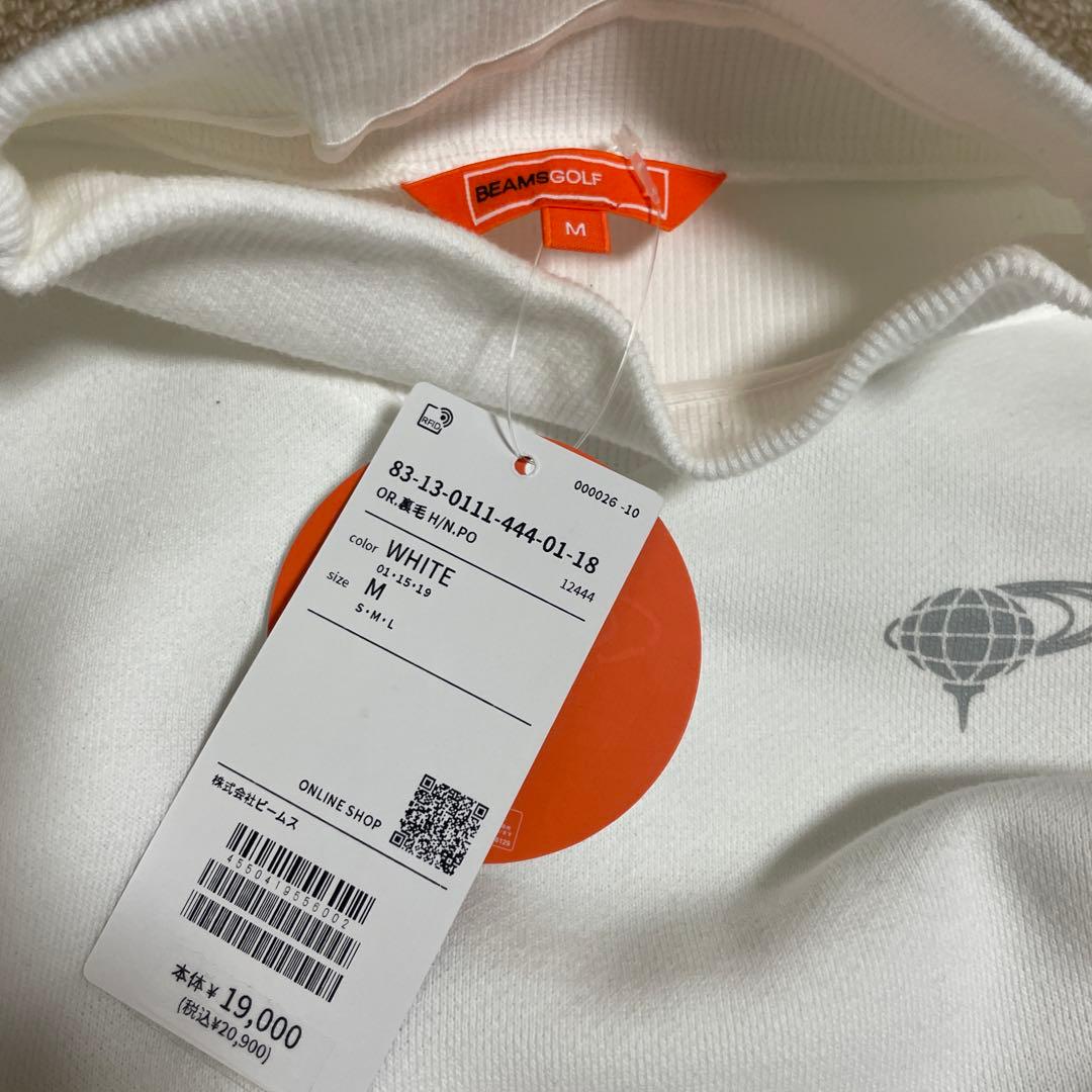 新品タグ付き ヒームスゴルフ スタンドカラー裏毛 プルオーバー