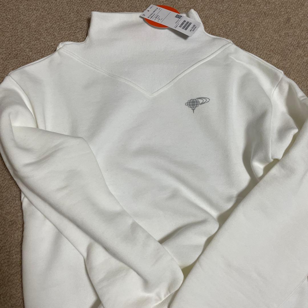 新品タグ付き ヒームスゴルフ スタンドカラー裏毛 プルオーバー
