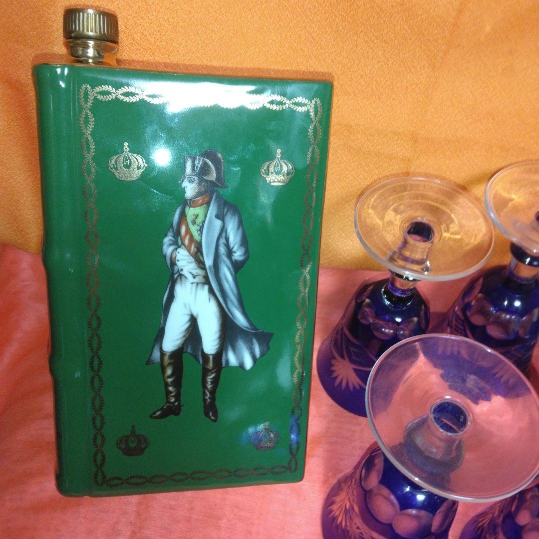 51年前のバルボア～金粉入～リキュール750ml～ナポレオン酒の空瓶～グラス7個