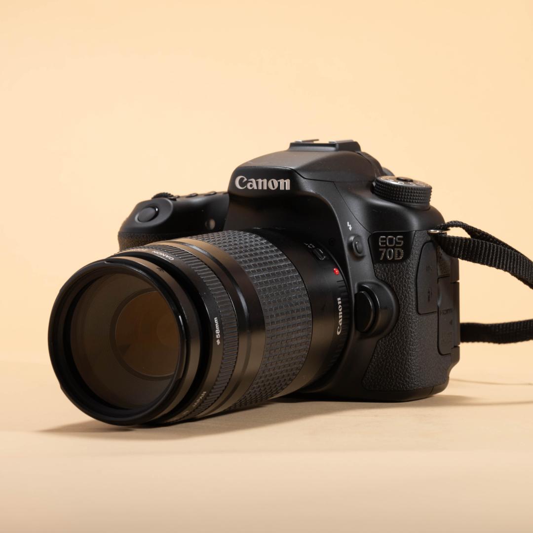 wi-fi搭載！Canon EOS 70D 望遠レンズキット 75-300mm
