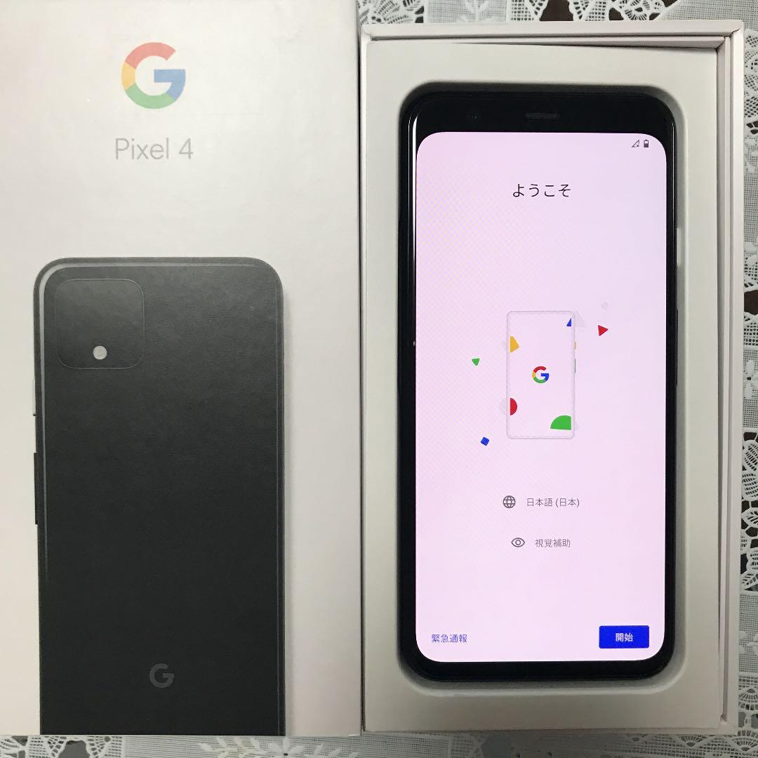 スマートフォン本体 Google pixel 4 64GB Just Black