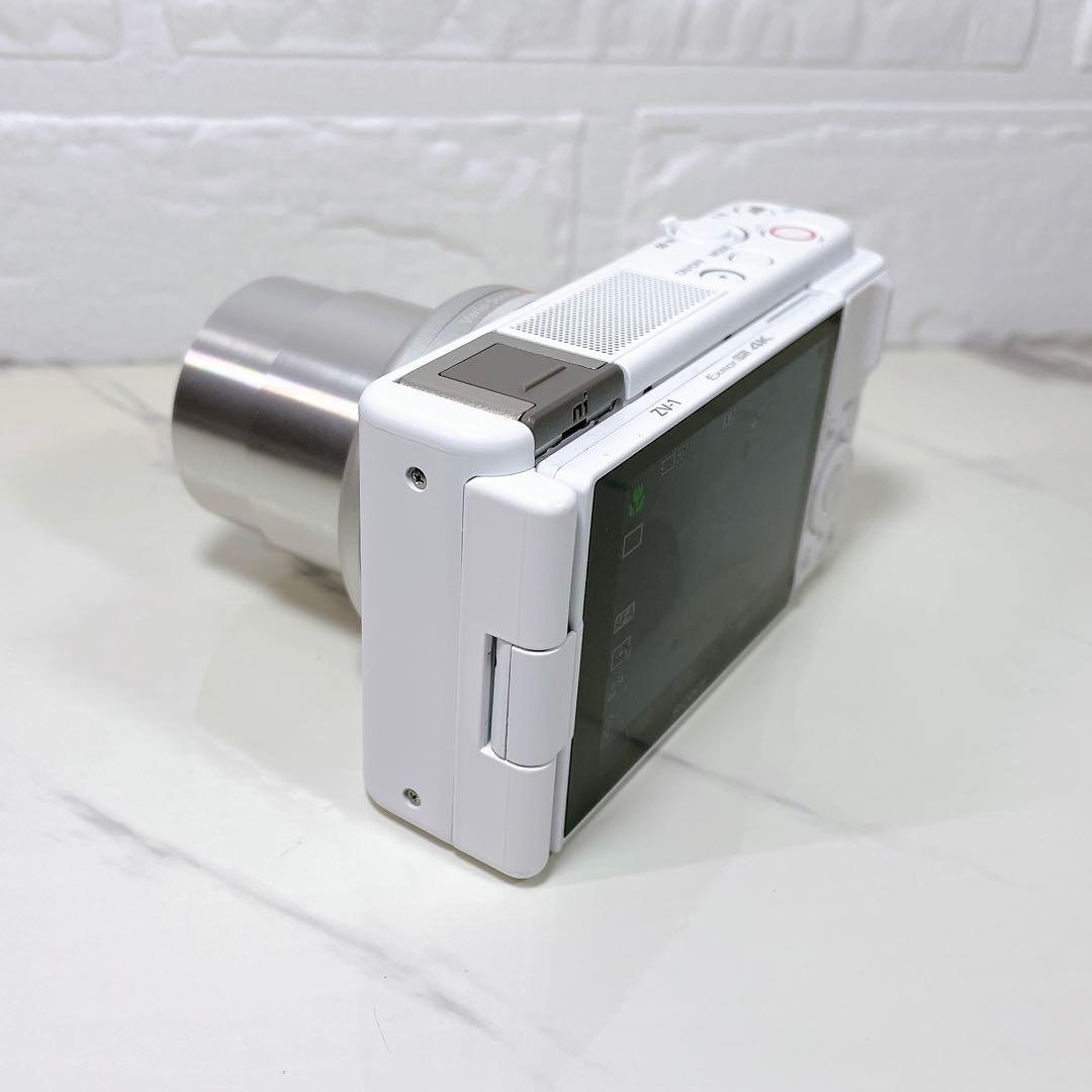 【美品】SONY ZV-1 コンパクトデジタルカメラ ホワイト コンデジ