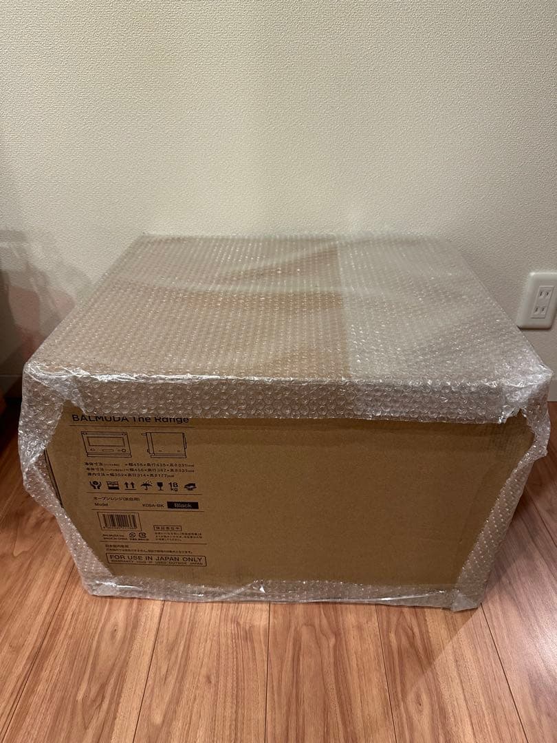 新品未開封　バルミューダ　BALMUDA オーブンレンジ K09A-BK