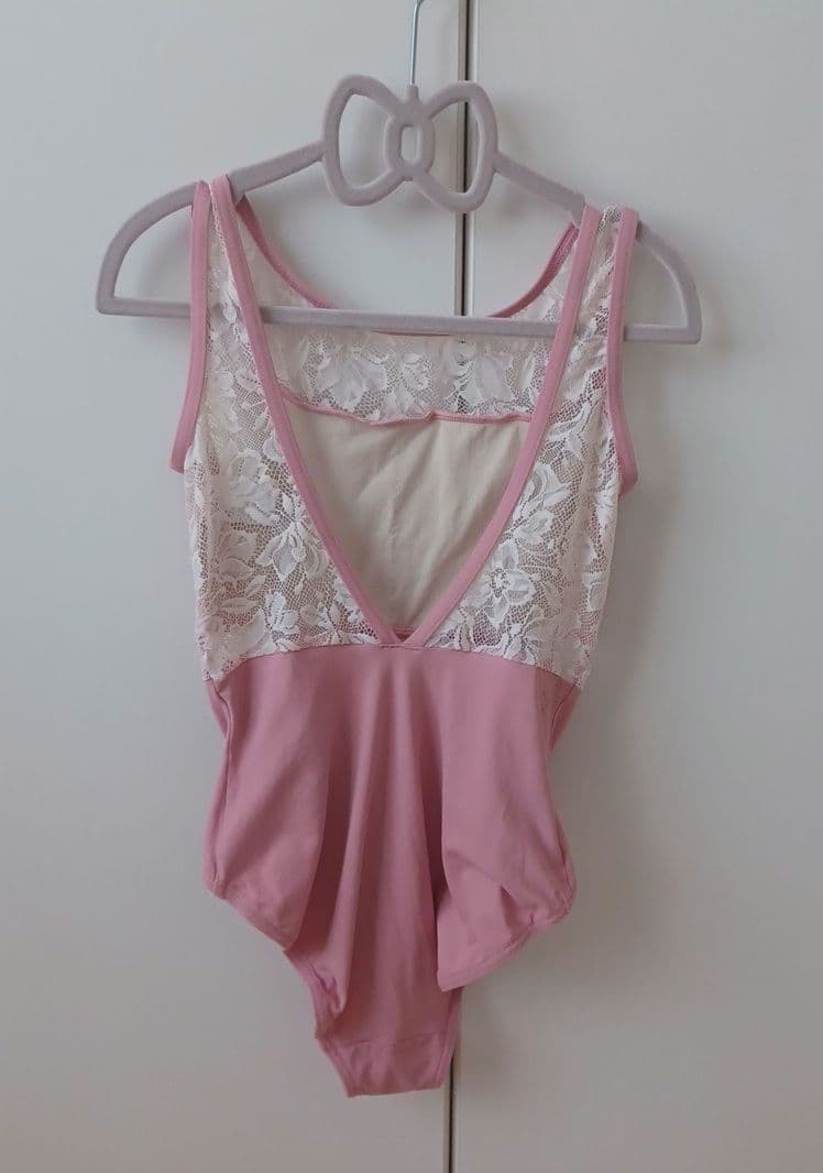 Chacott チャコットジュニア　永久メイコラボ　ピンク　レオタード