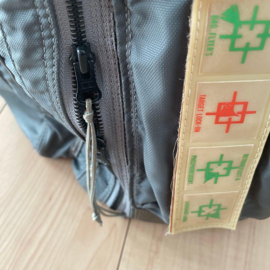 ヴィテージ希少LUGGAGE LABEL山口タグエアフォースナイロン