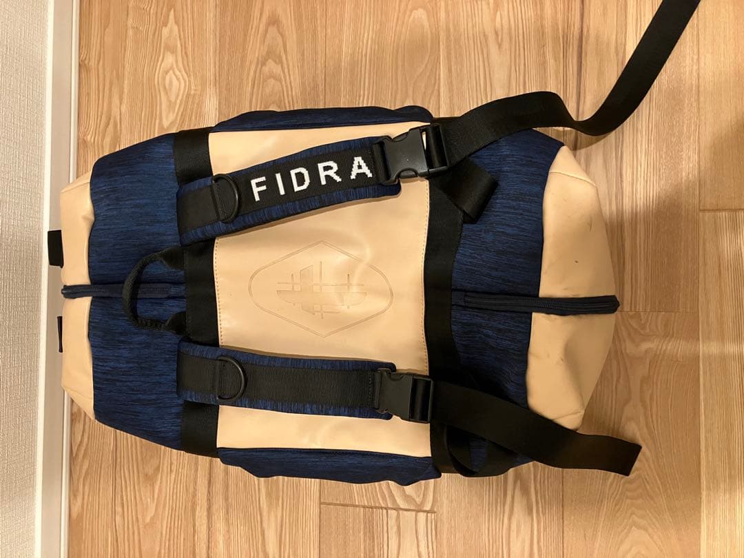 ゴルフ用　FIDRA ダッフルバッグ ネイビー/ベージュ