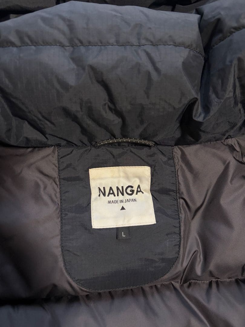 NANGA ブラック ダウンジャケット L