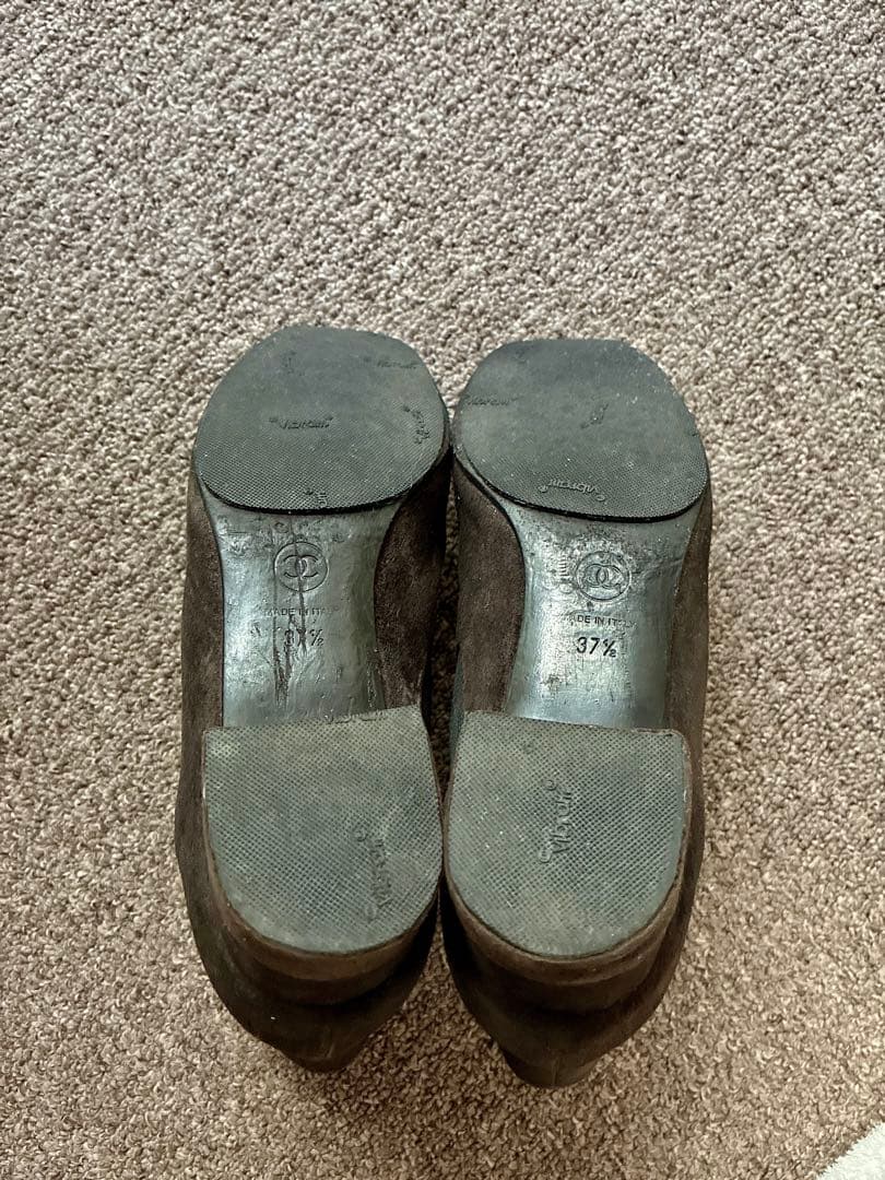 CHANEL バックスキン？スエード？ショートブーツYOKOCHAN PRADA