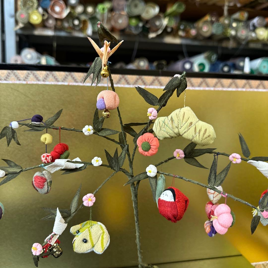 新品！正絹　雛飾り　さげ雛　ひな祭り　ひな　吊るし雛