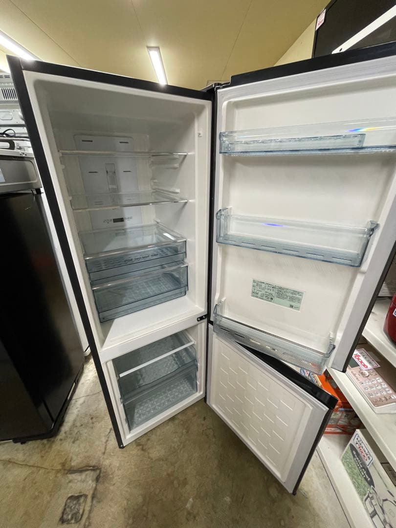 日立　大容量2ドア冷蔵庫　275L　R-BF28JA （K）　2020年製
