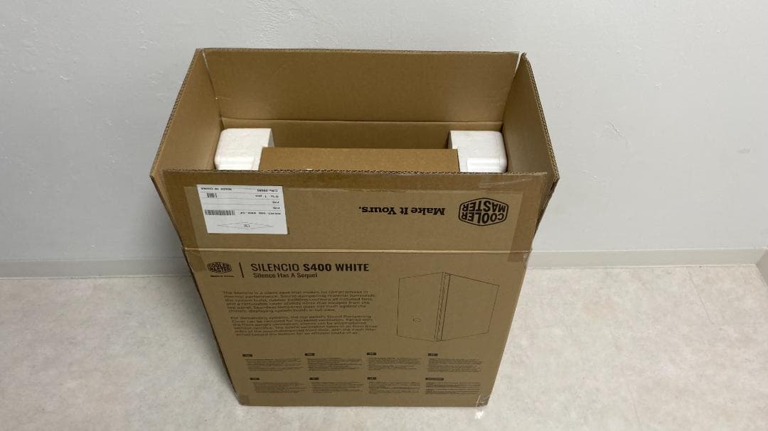 PCケース(自作PC用) COOLER MASTER Silencio S400 White Steel