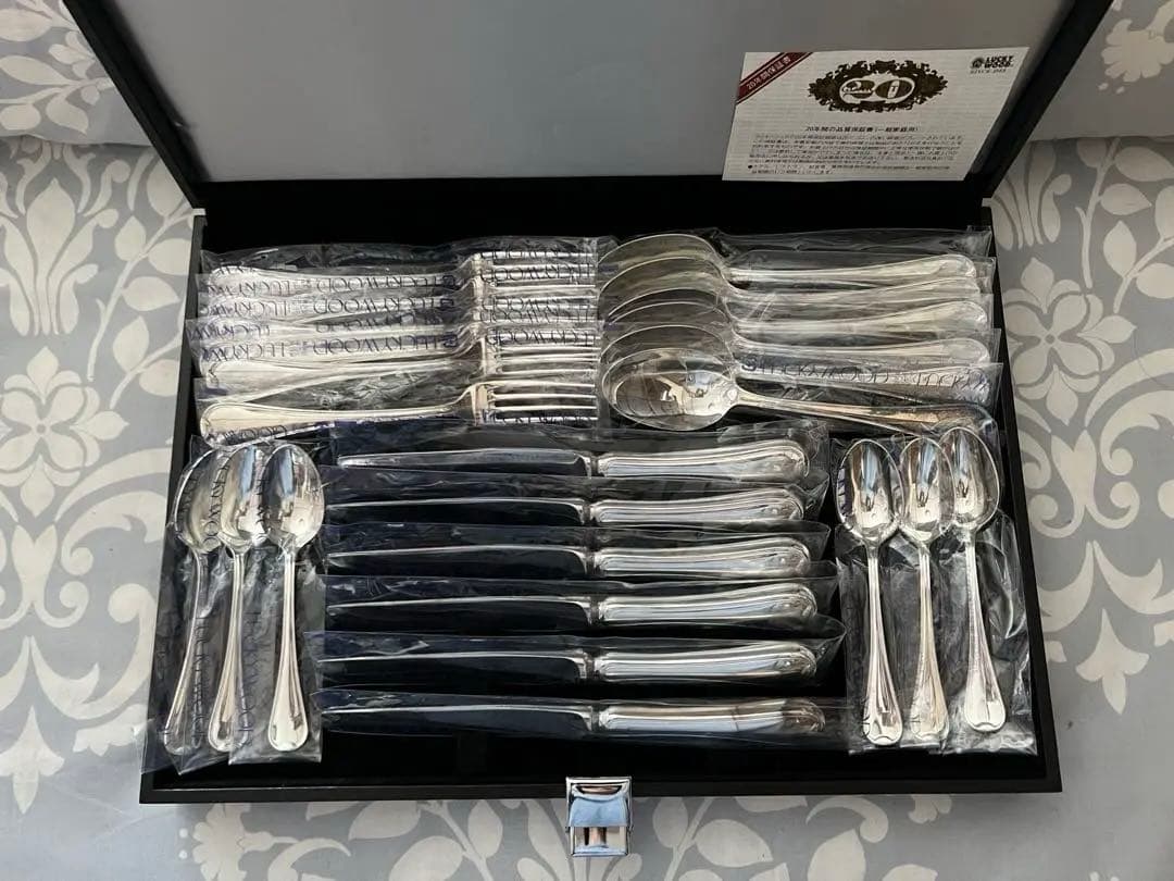 【専用】ラッキーウッド　カトラリーセット　ロムネー　ディナーセット　24本セット