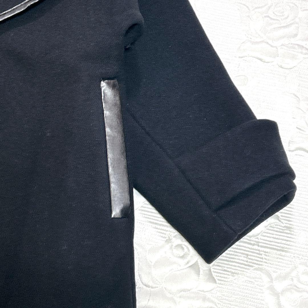 極美品❤︎ UNITED TOKYO ベロアカットテントコート 2way 黒