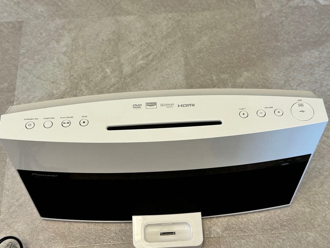 Pioneer XW-NAV1-K HDMI接続　iPhone 接続 同時充電