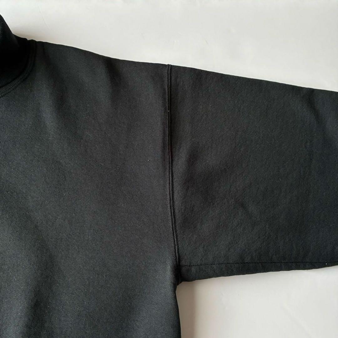 90s USA製 ラッセル アスレティックブラック タートルネック スウェット