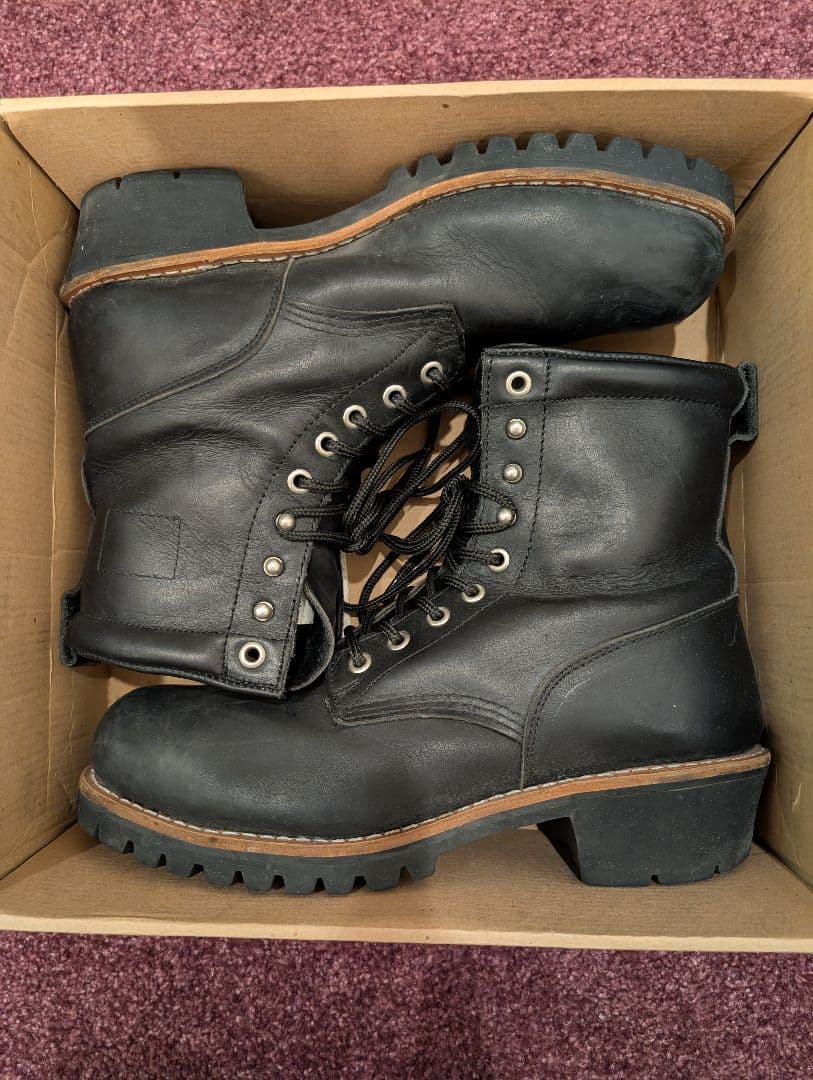 ASBee'S アスビーズ　本革ブーツ 26.5　8 1/2