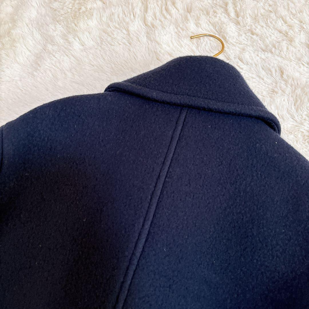 23AW☆theory luxe オーバーサイズ ウールピーコート ダブル