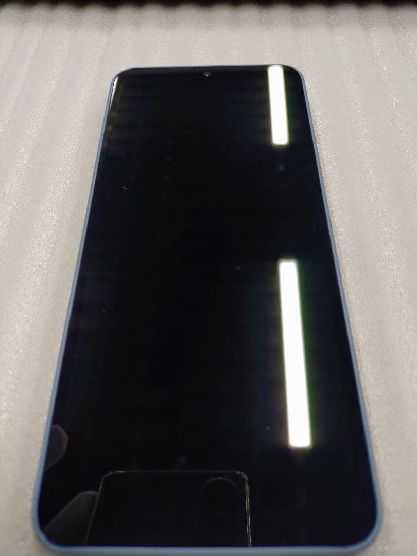 4-381 AQUOS　WISH4　スマートフォン本体　ブルー　SH-М27