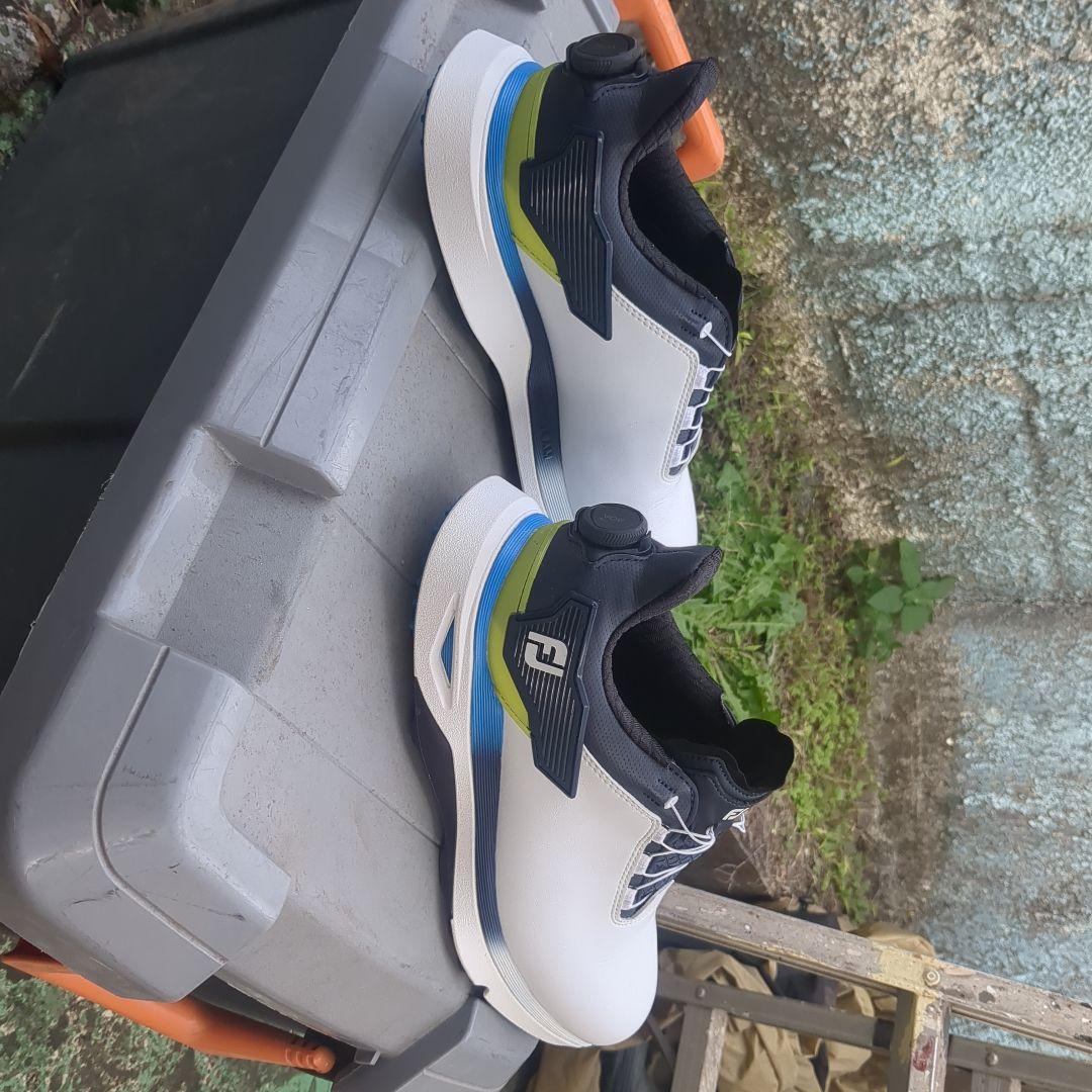 FootJoy X25 ゴルフシューズ ホワイト/ネイビー