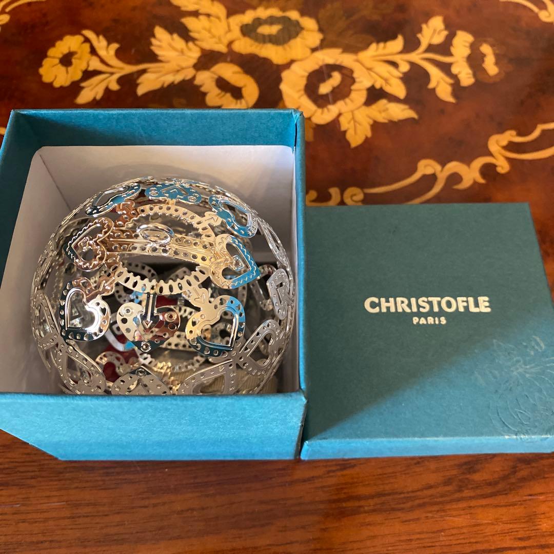 クリストフル　クリスマス　オーナメント　2024 限定　シルバー　紐あり
