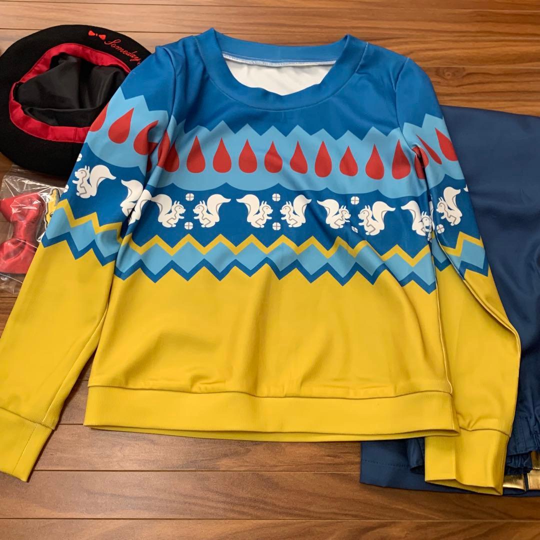 ツイステ　コスプレ　ネージュ　衣装、ウィッグ　セット売り