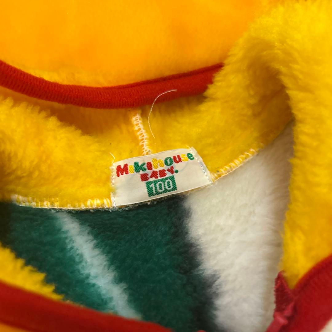 ミキハウス　Baby レトロ　フリース　ボア　ジャケット　コート　100サイズ