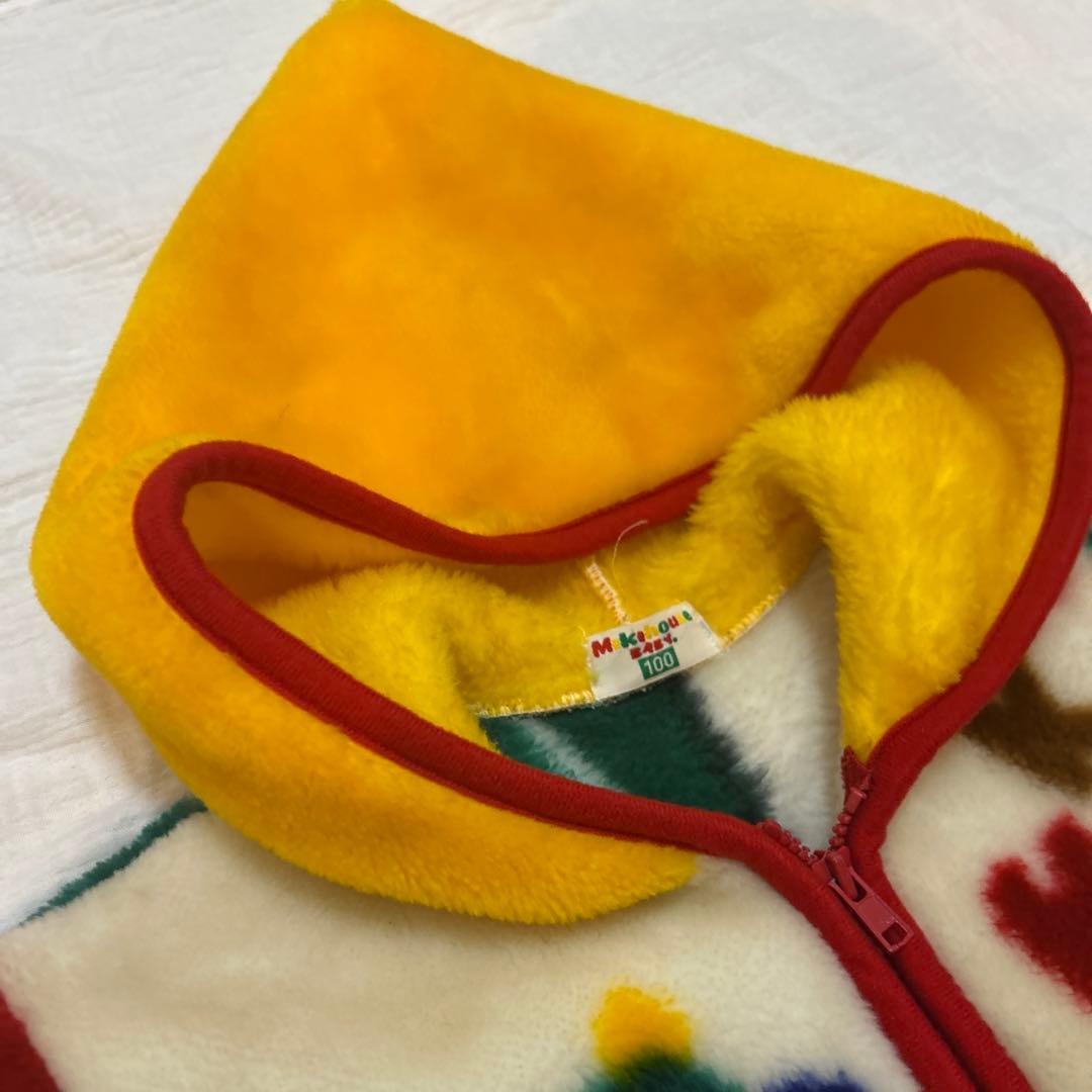 ミキハウス　Baby レトロ　フリース　ボア　ジャケット　コート　100サイズ