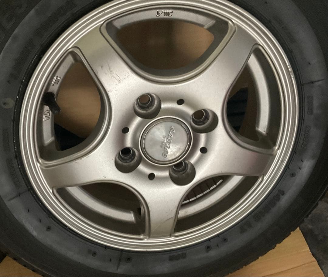 ブリヂストンK305 145 R12 LT タイヤホイール(KーLine)4個組