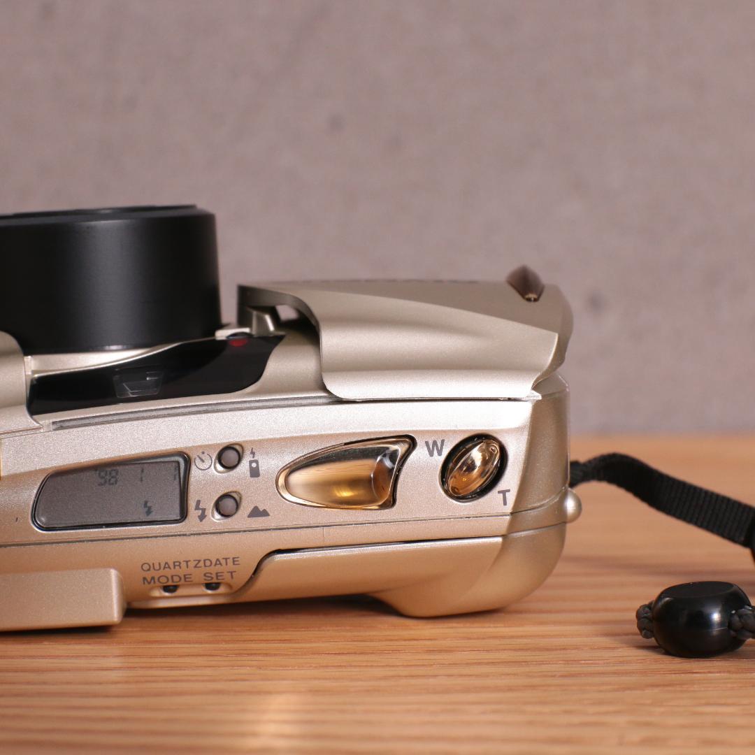 美品 OLYMPUS μ [mju:] II 80 VF 動作確認済 リモコン付